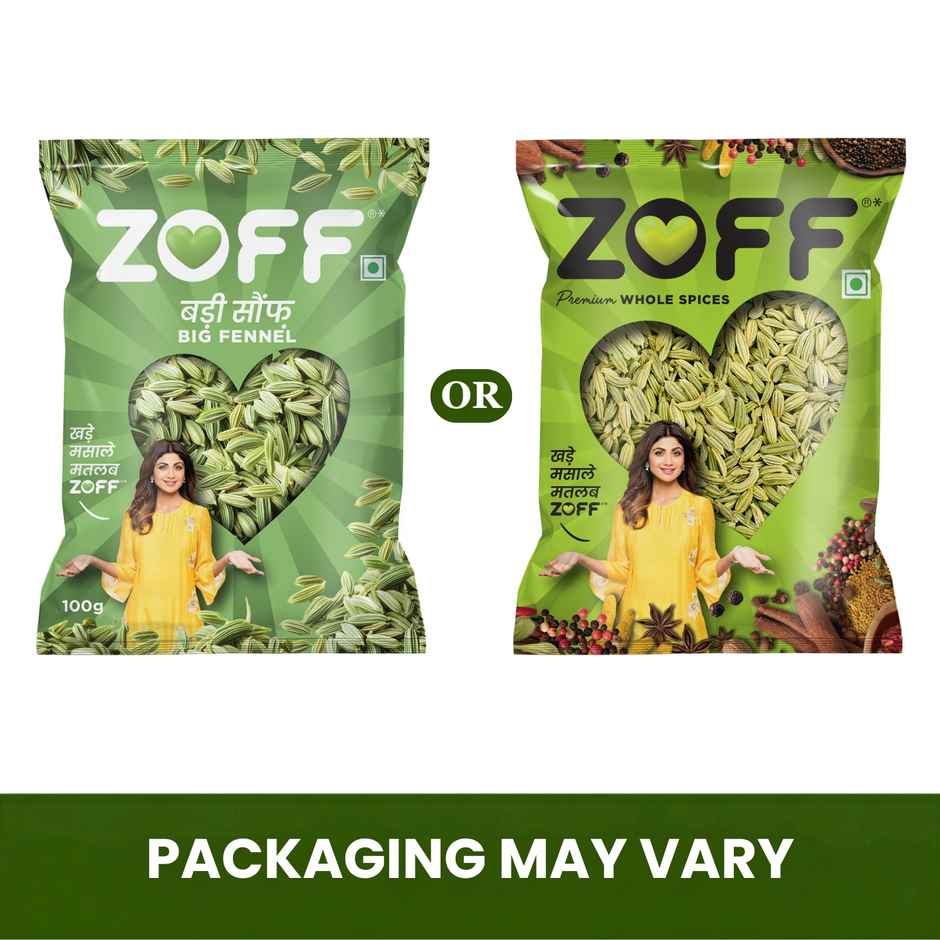 ZOFF Big Fennel Seeds Whole - Saunf