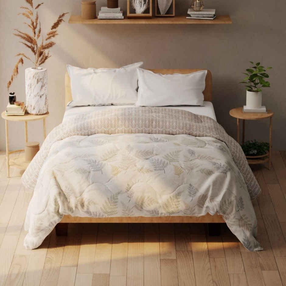 Kopa Super Soft Microfiber Double Comforter for All Weather | Double Size | Geometric | Blush