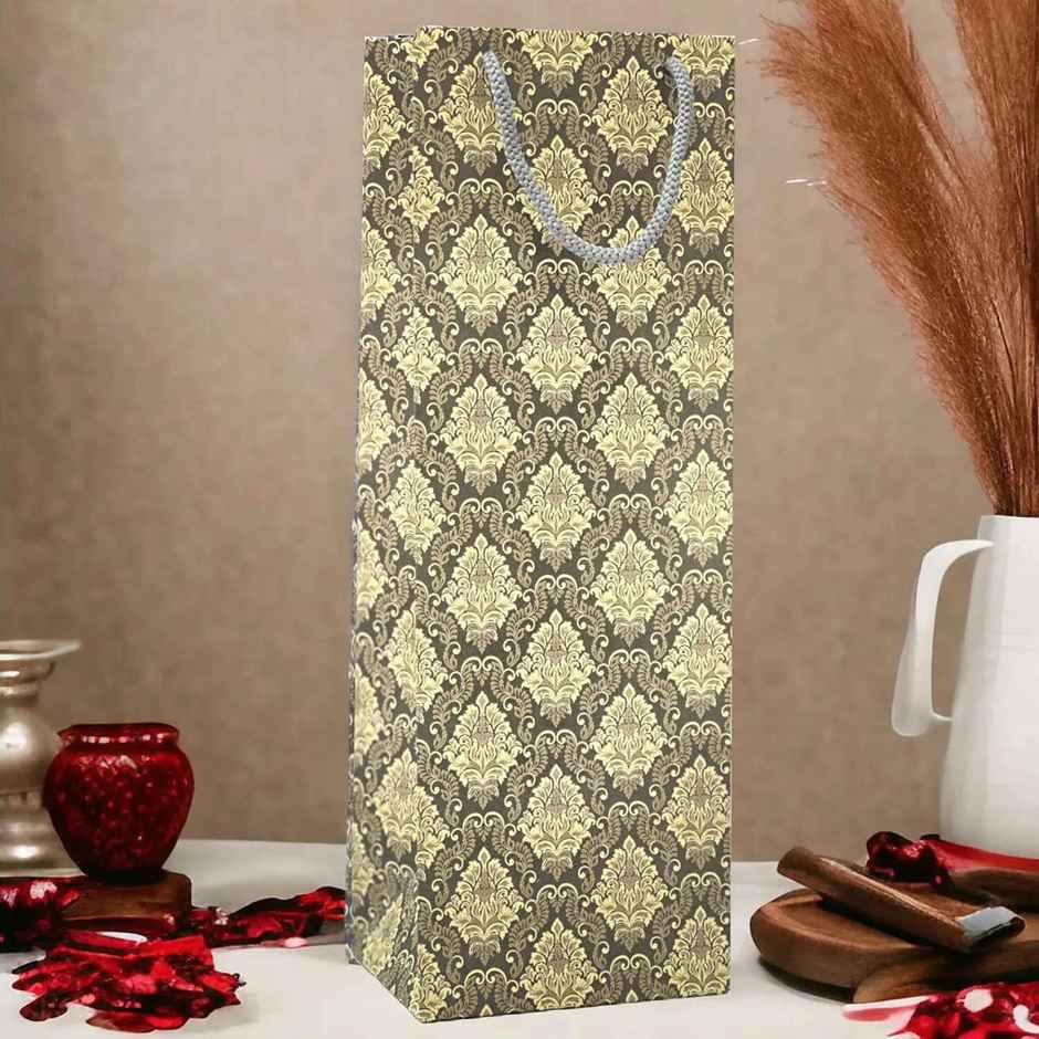 Premium Wine Bag | Grey | Let's Vybe