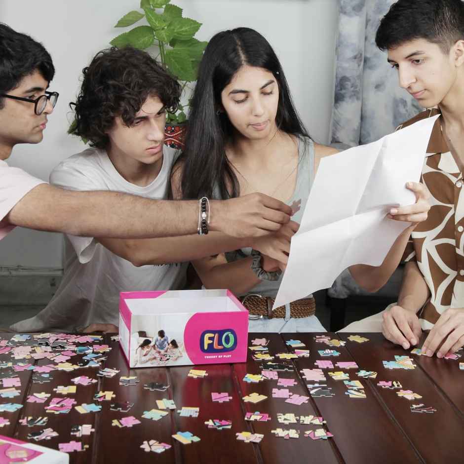 Flo Toys Pop Art 252-Piece Jigsaw Puzzle for Kids & Adults - Brain Game, Family Fun & Gift Toy