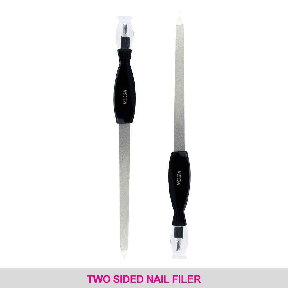 VEGA Nail File with Trimmer, 1 Pc (NFT6)