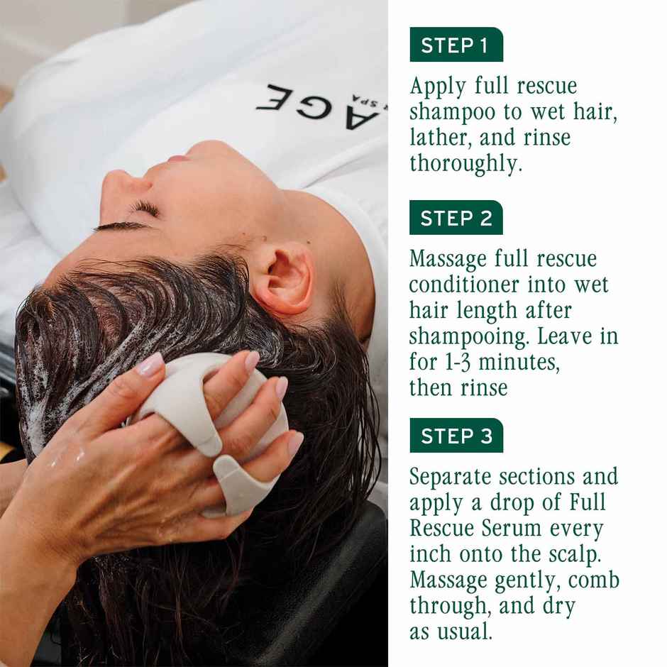Biolage Full Rescue Anti-Hairfall Shampoo with Rosemary & Niacinamide - 74% Less Hairfall