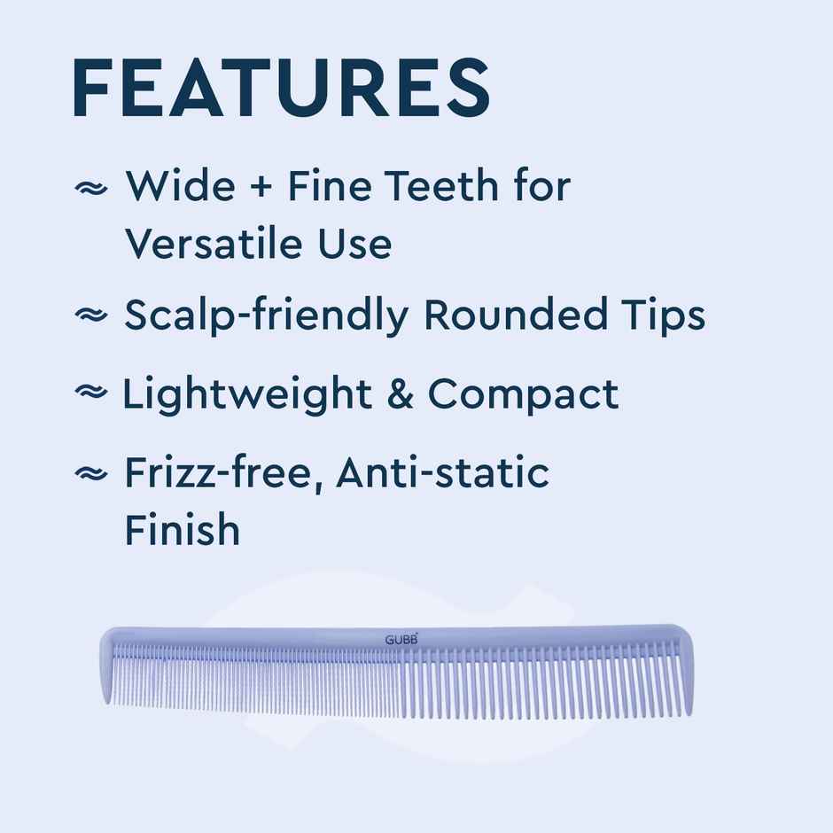GUBB Styling Large Hair Comb | Santorini Hues