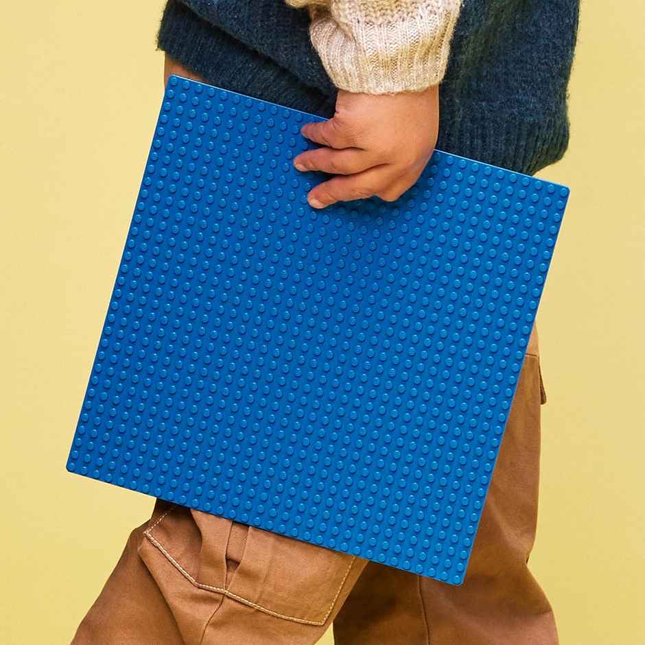Lego Classic Blue Baseplate Building Kit for Kids (1 Piece)