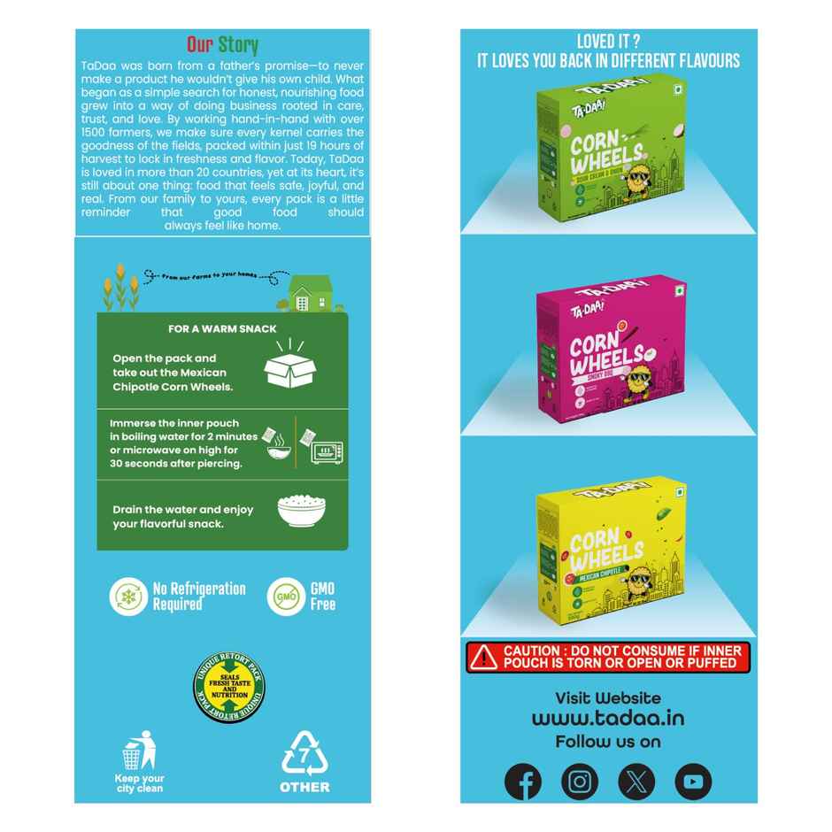 Tadaa Sweetcorn Marinated Cob Sweet Chilli