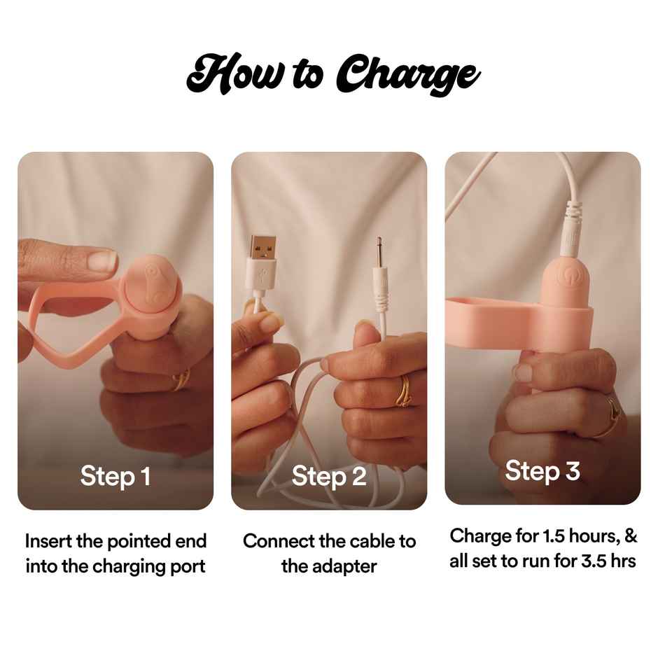 Bold Care Sparkle 4 Bullet Targeted Electric Rechargeable Waterproof Massager