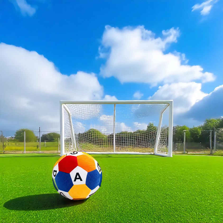 Babique Ball Alphabetic Plush Soft Toy Cute Kids Birthday Animal Baby Boys/Girls (25 cm ABCD)