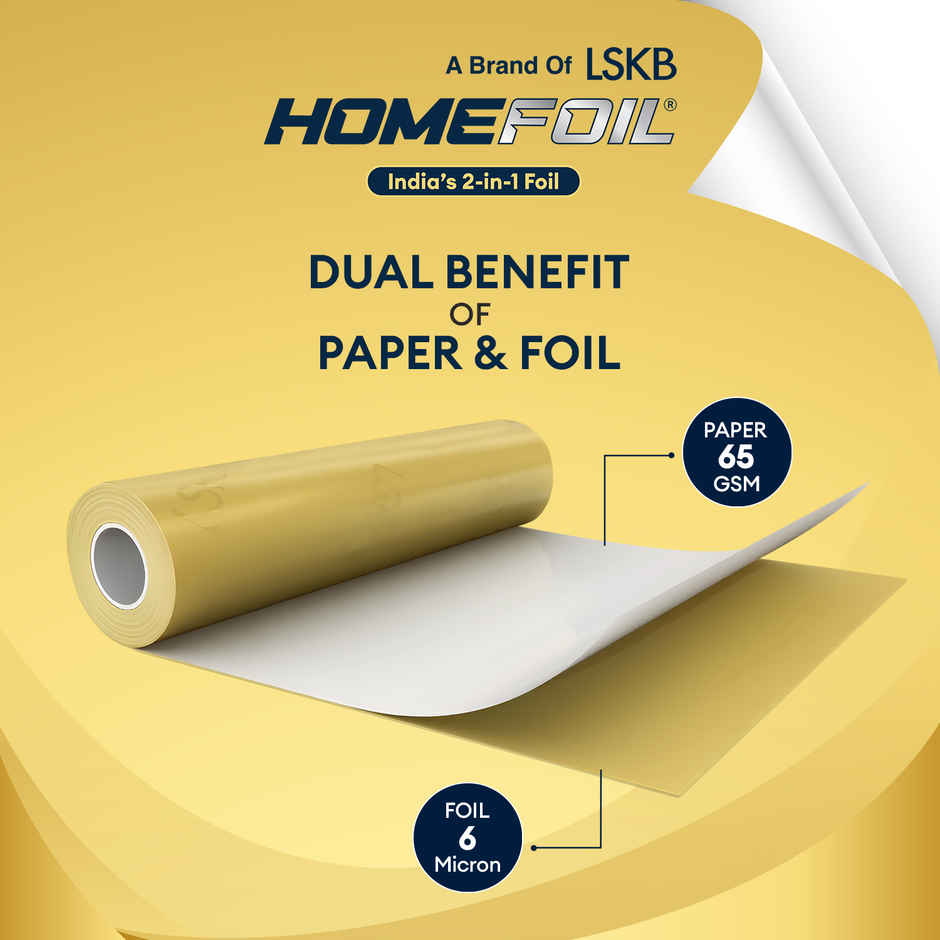 HOMEFOIL 2-in-1 Paper & Golden Foil | 13.22 m