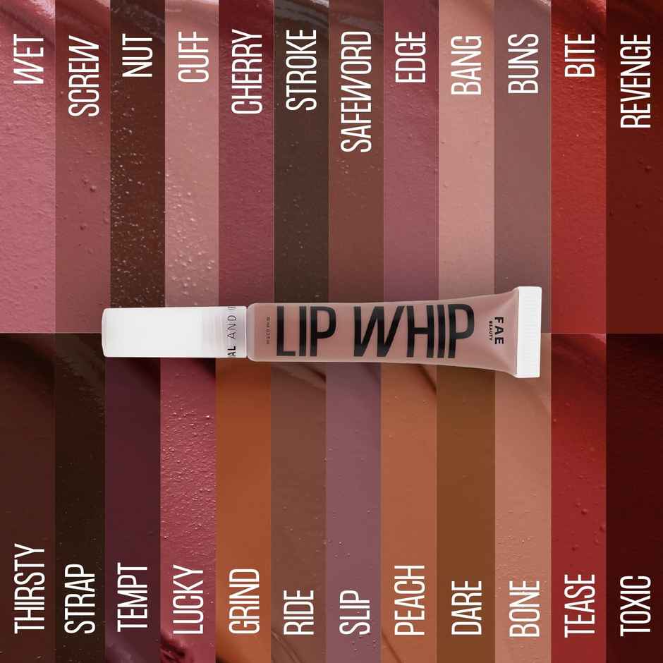Fae Beauty Lip Whip 12H Matte Liquid Lipstick | Vegan | Shade | Tease