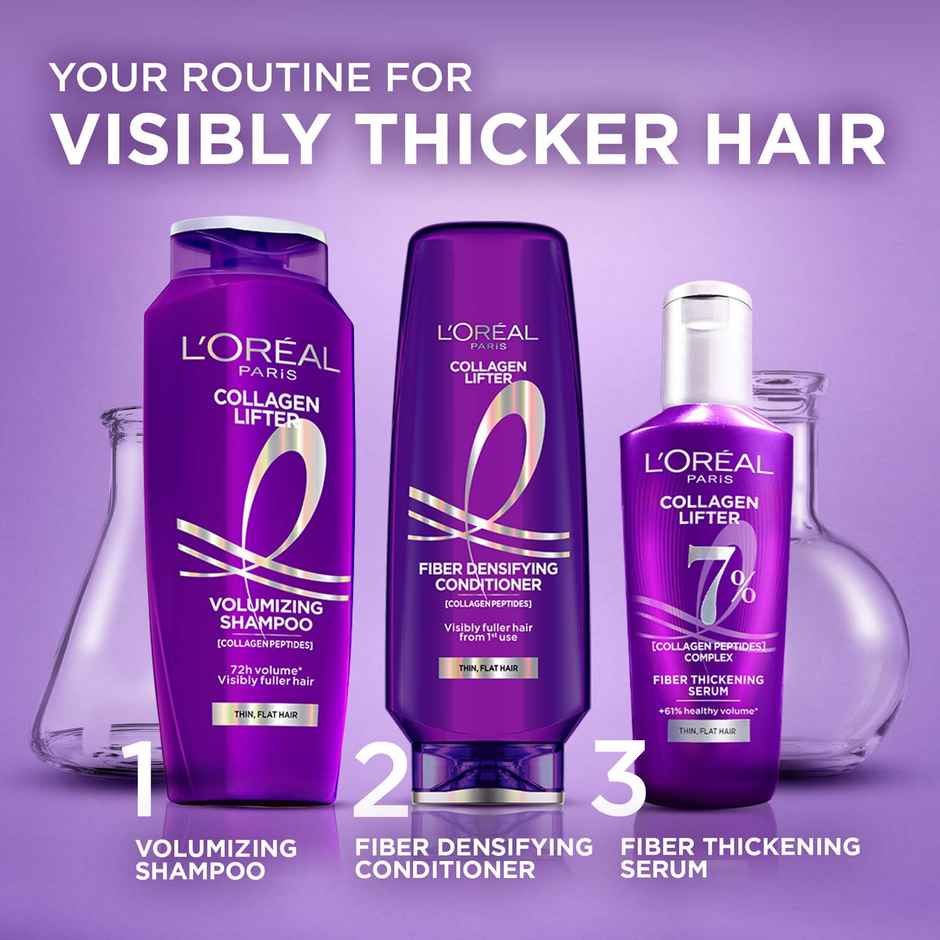 L'Oreal Paris Collagen Lifter Conditioner for 72H Volume & Soft Hair