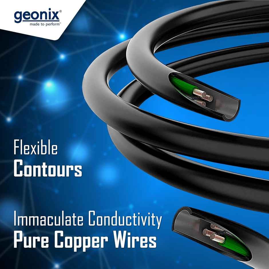 Geonix Laptop Power Cable | Cord - 1.5 m