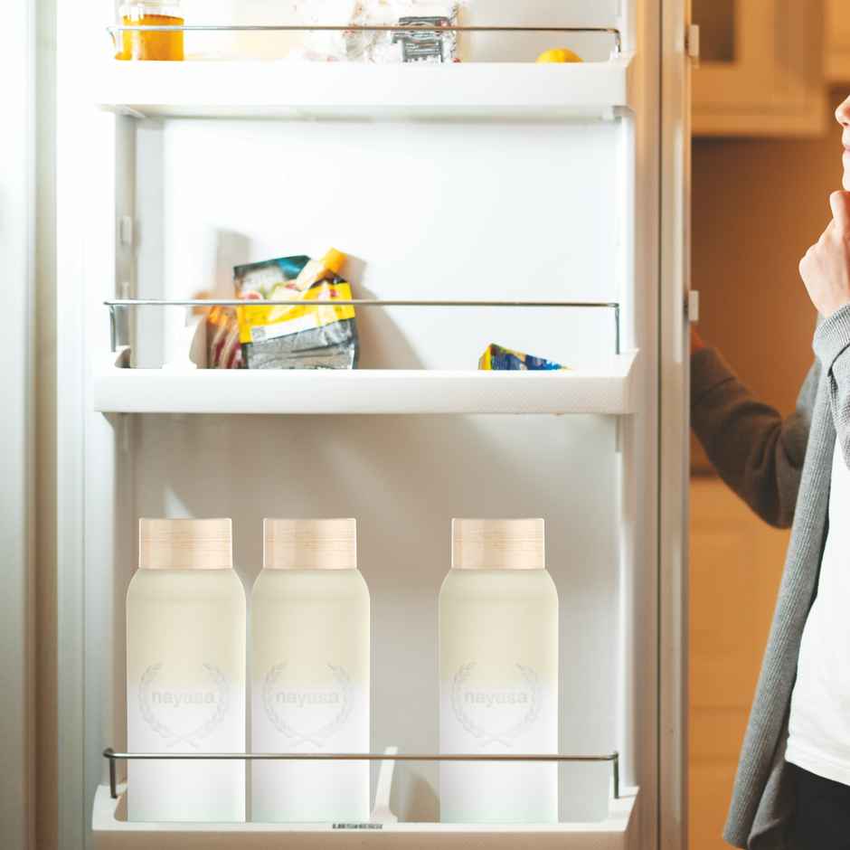 Nayasa Halo Bottle BPA-free & Eco | Friendly | Elegant Matte Finish Water Bottle | Green | 1 L