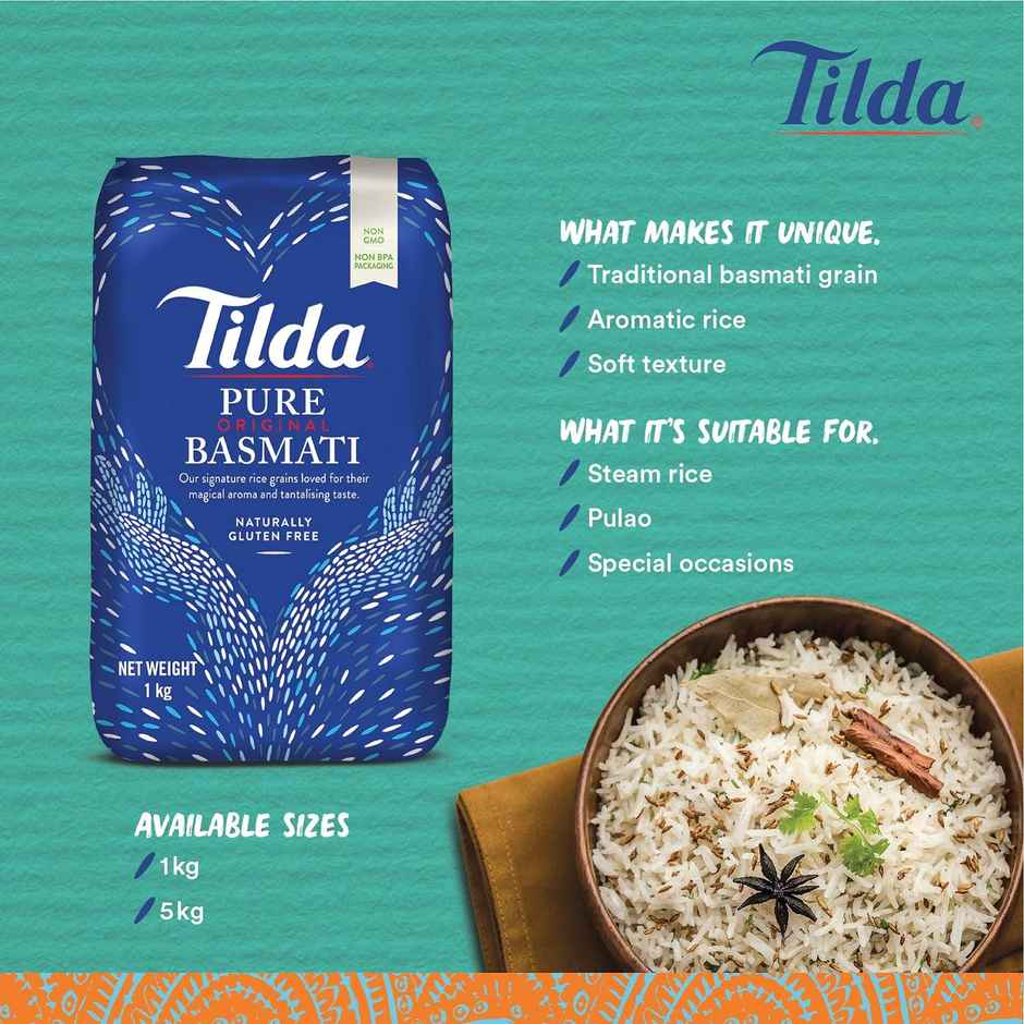 Tilda Pure Original Basmati Rice | Unflavored