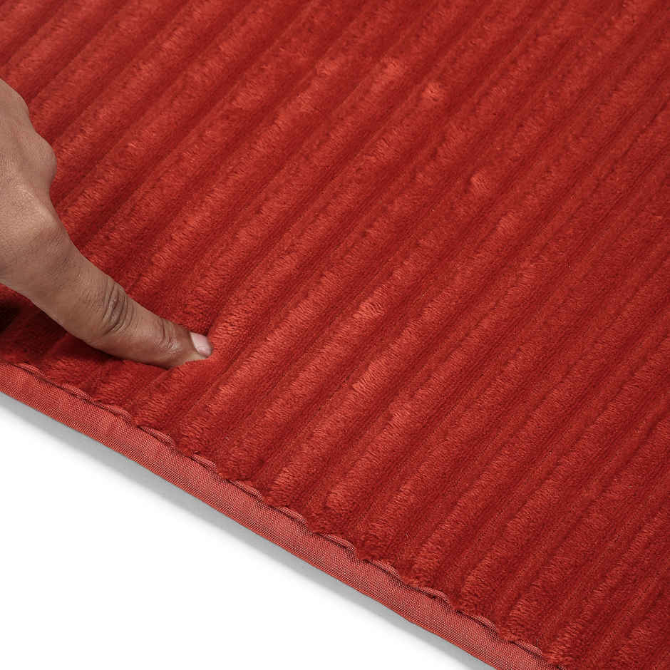 Status Ribbed Foam Mat 40 Cm x 60 Cm - Red