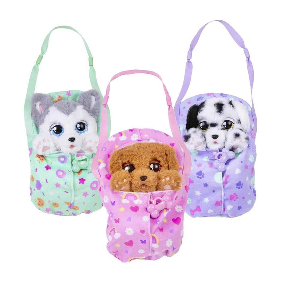 Baby Paws Interactive Siberian Husky Plush with Swaddle Bag & Sounds (Ages 4+)