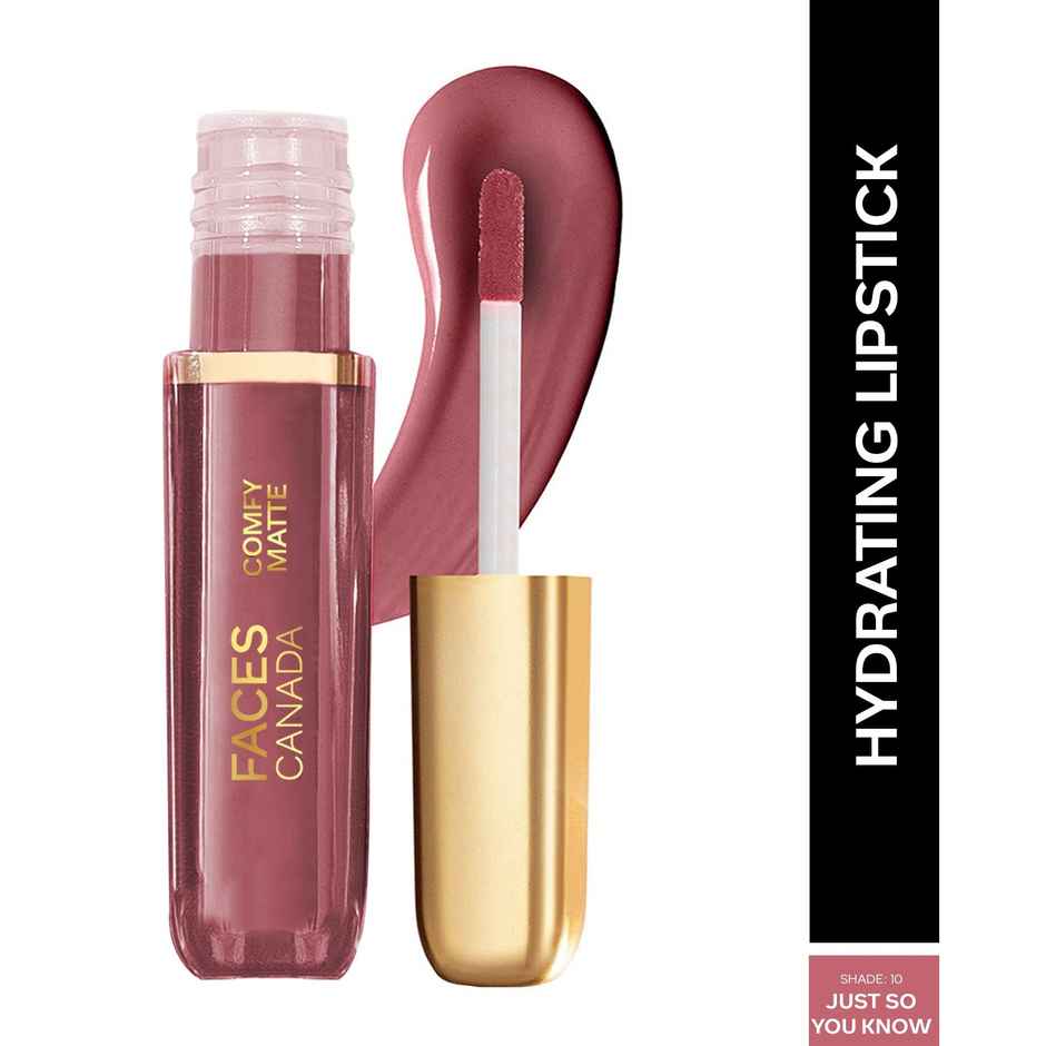 Faces Canada Comfy Matte Lip Color- Just So You Know 10 | Hydrating