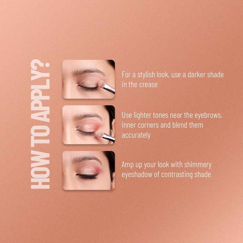 Swiss Beauty Ultimate 9 Pigmented Colors Eyeshadow Palette - Shade 01