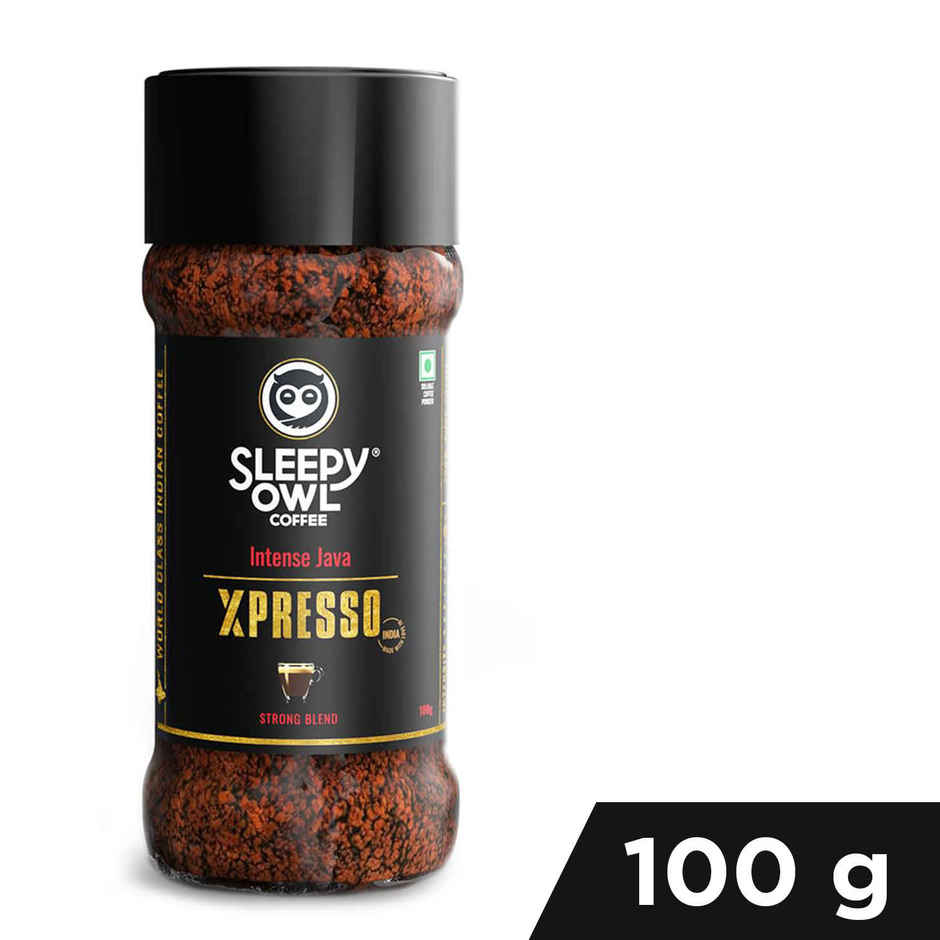 Sleepy Owl Espresso Intense Instant Coffee | Black Coffee Dark Roast
