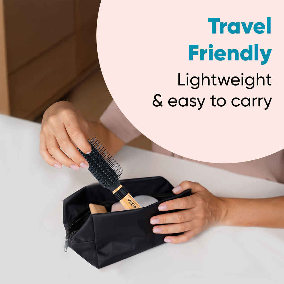 VEGA Mini Flat Hair Brush For Men And Women