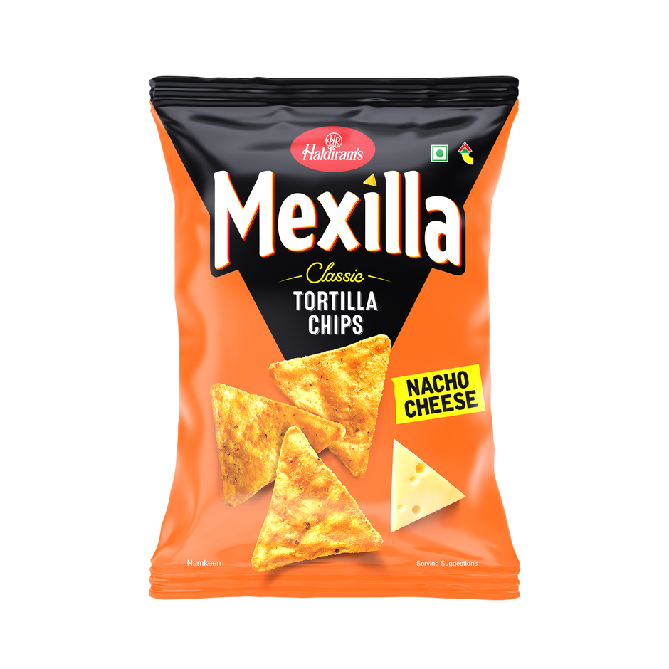 Haldiram's Mexilla Tortilla Chips | Nacho Cheese