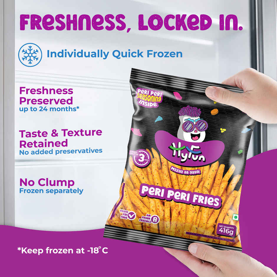 HyFun Peri Peri French Fries, Hot & Spicy | Frozen