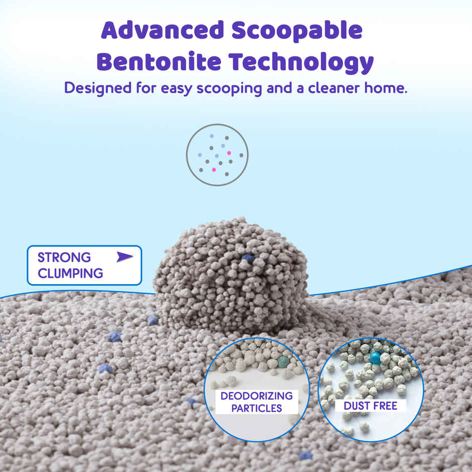 Petoska Bentonite Cat Litter | Lavender Fragrance Combo