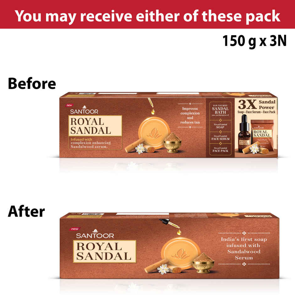 Santoor Royal Sandal - Tan Removal Soap