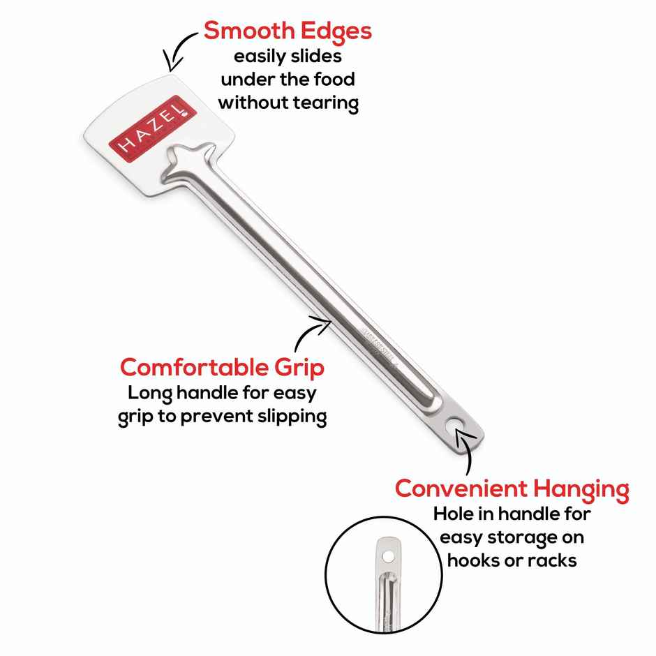 Hazel Stainless Steel Taveta Spoon, Kitchen Utensil