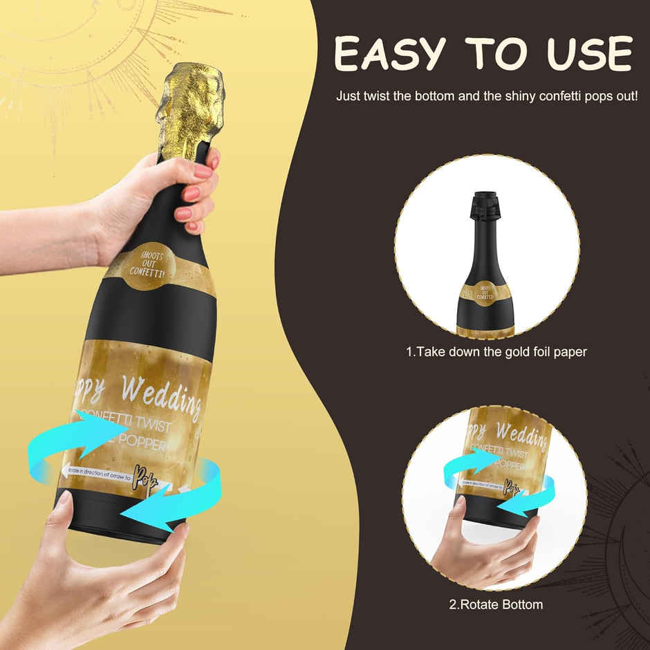 Champagne Burst Celebration Bottle Party Popper | Party Propz