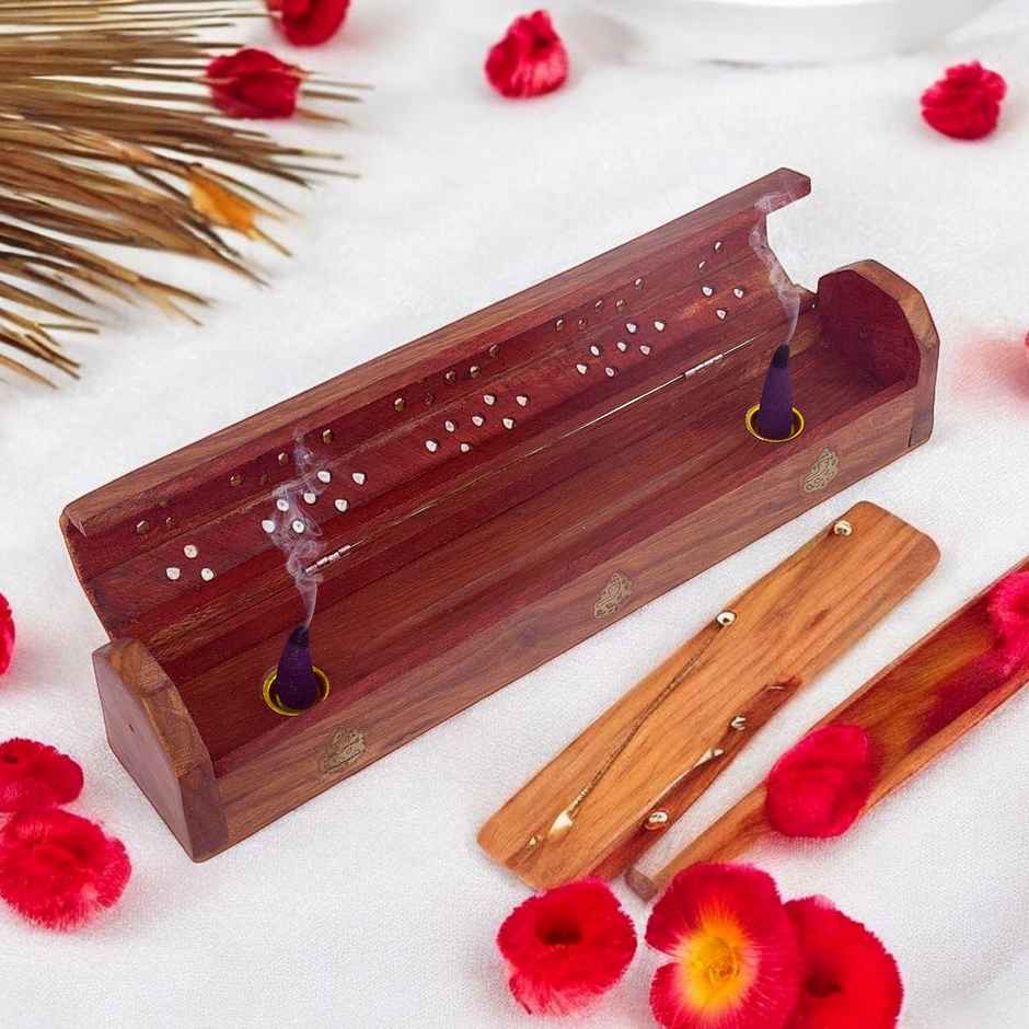 Anantha Wooden Agarbatti Box | Satvik