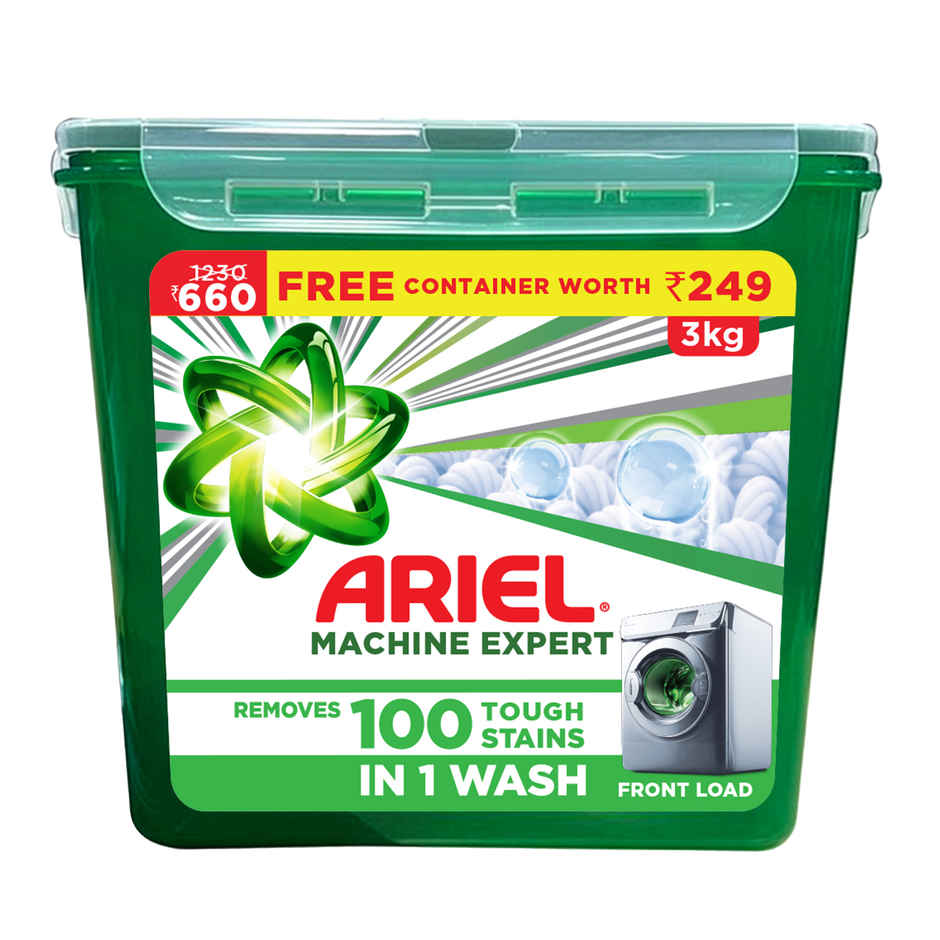 Ariel Machine Expert Detergent Powder Front Load Cannister Free | For Washing Machine