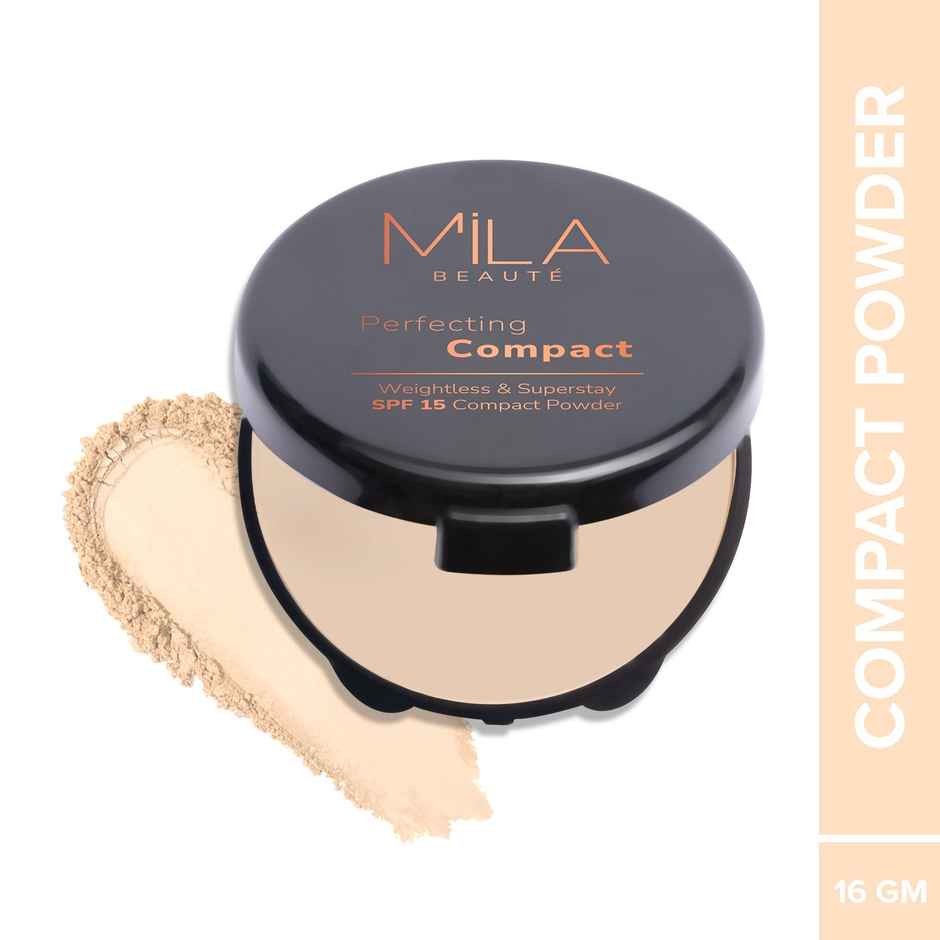 Mila Beaute Superstay Perfecting Compact Powder Spf 15 - 102 Ivory