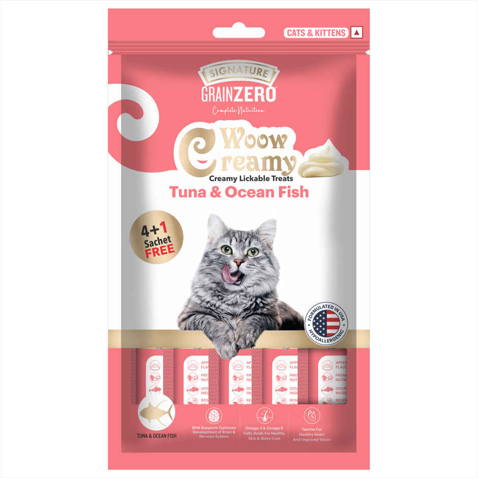 Grain Zero Creamy Lickable Cat Treat - Tuna & Ocean Fish