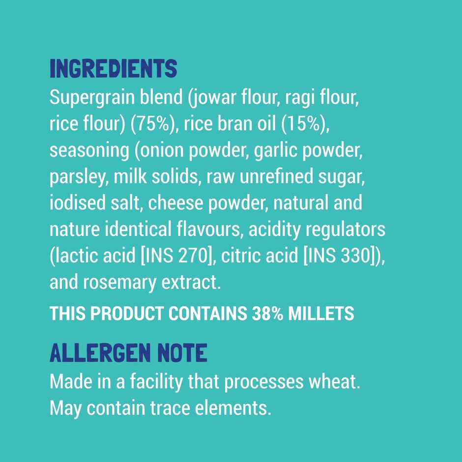 Slurrp Farm Healthy Snacks for Kids, Mighty Puff Cheese & Herbs, Not Fried, No Maida Combo