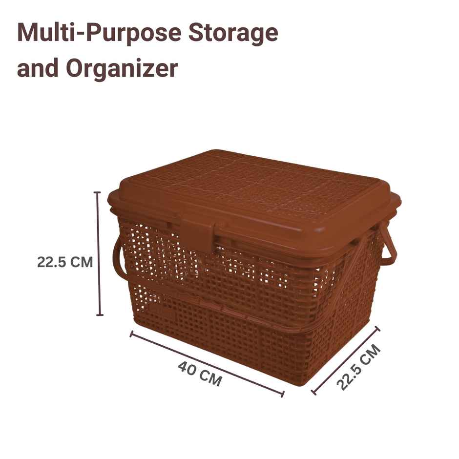 Go Hooked Multipurpose Picnic Storage Organizer - Dark Brown