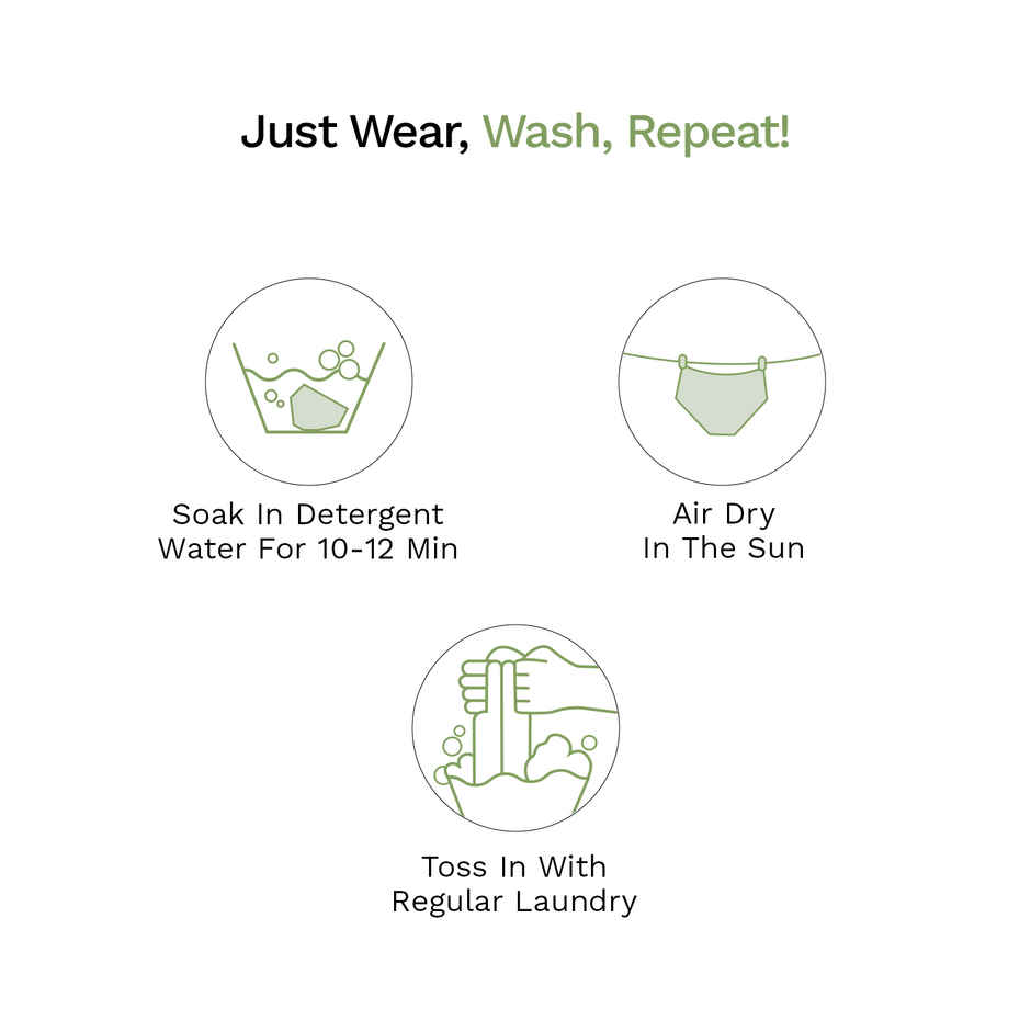 Pee Safe Reusable Period Panty | Large Size | Lasts Upto 60 Washes