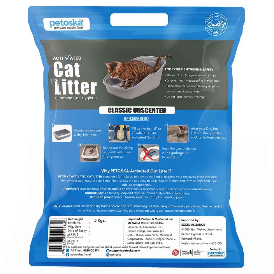 Petoska Bentonite Cat Litter | Unscented