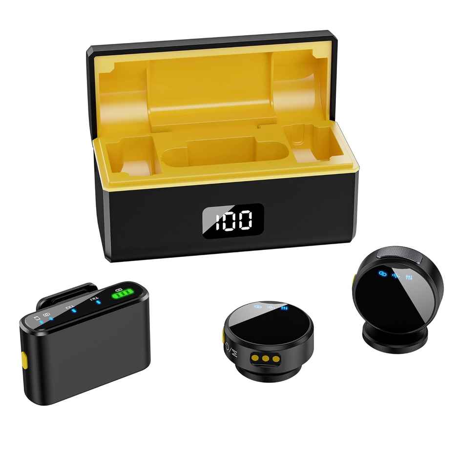 Digitek Dwm 116 2.4G 2-In1 Wireless Microphone System Compact Multi-Functional Lavalier Dslr Camera