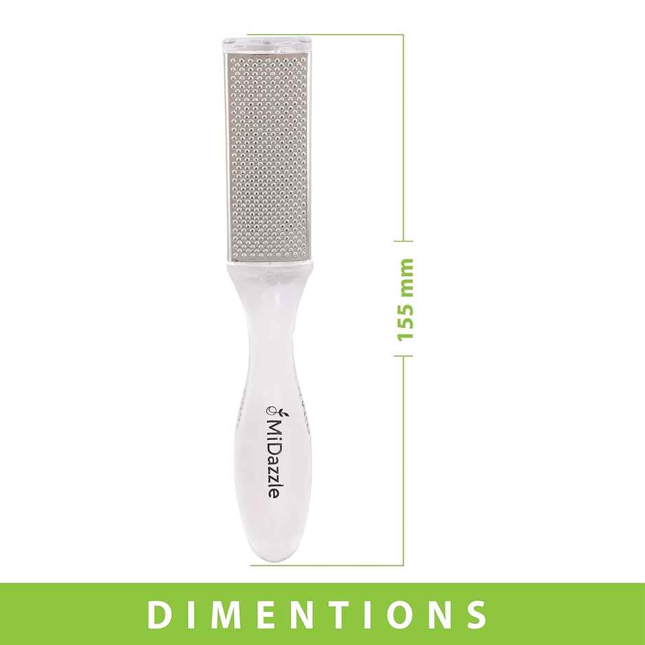 Midazzle 2in1 Foot Filer/Scrubber, Callus Remover, Double-Sided Foot Scrubber |MIFF5207