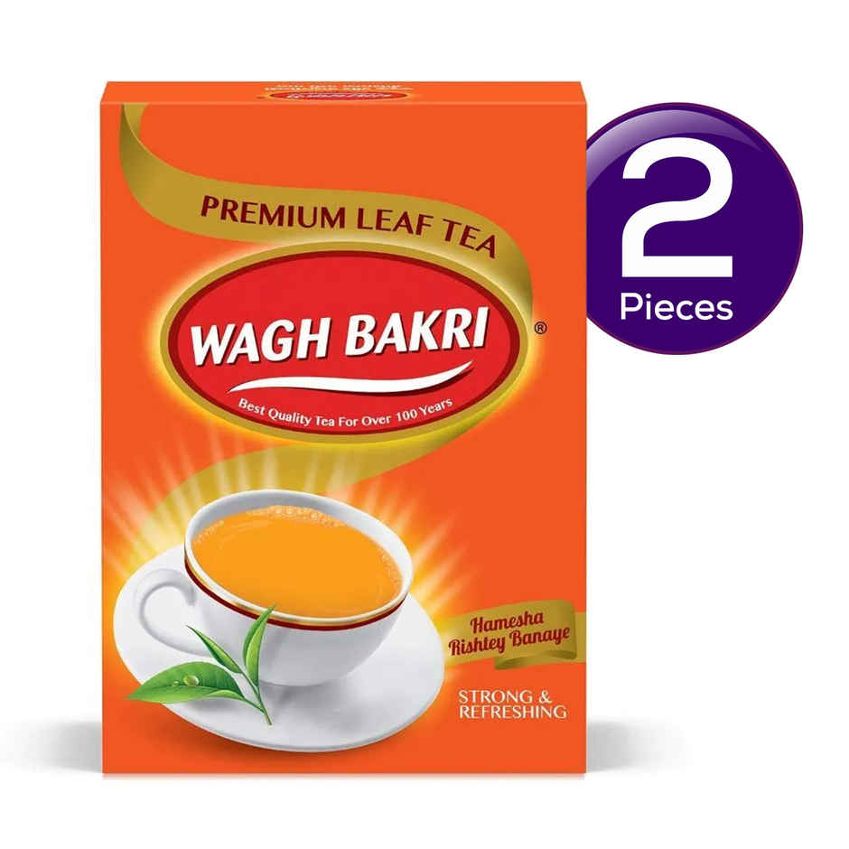 Wagh Bakri Premium Leaf Tea Box Pack Combo
