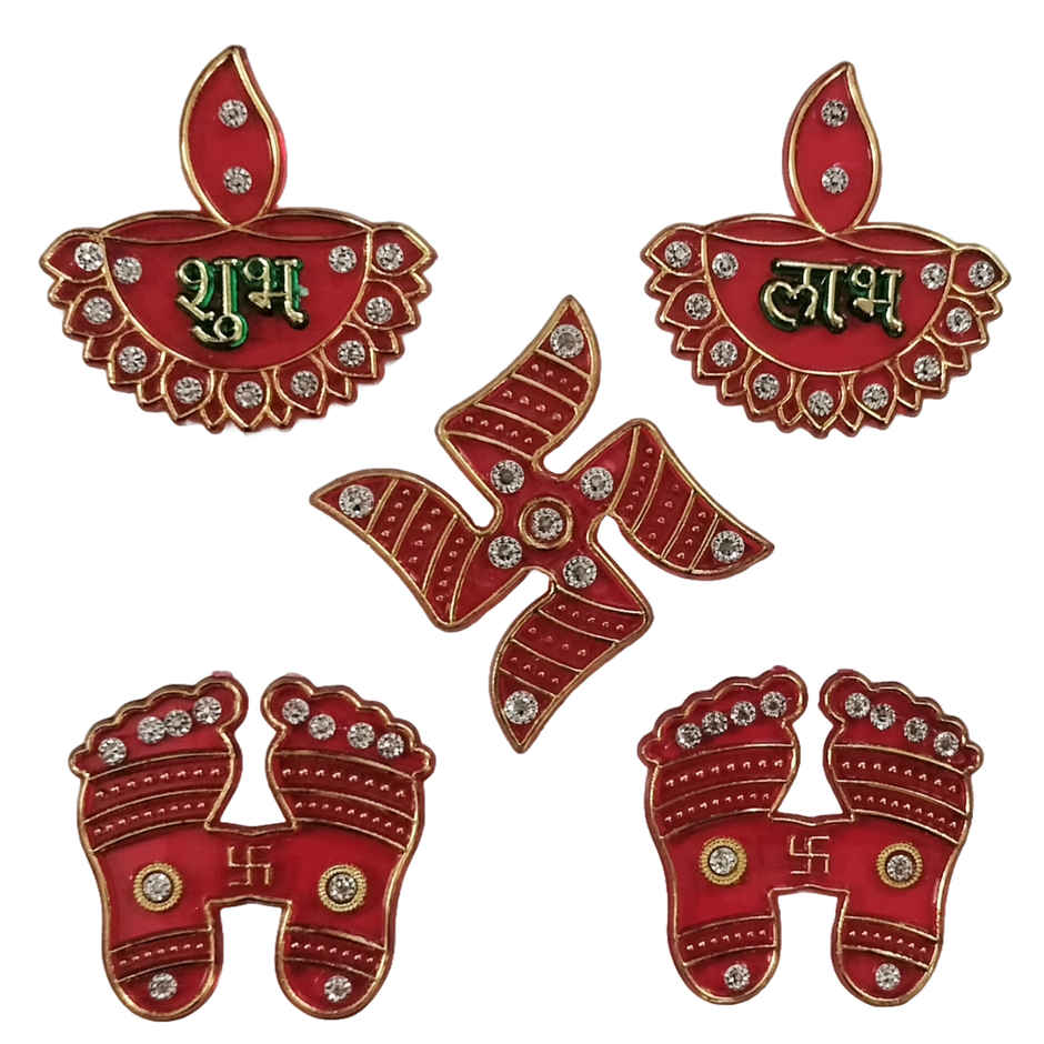 Acrylic Sticker Set of 5 (Assorted Designs)