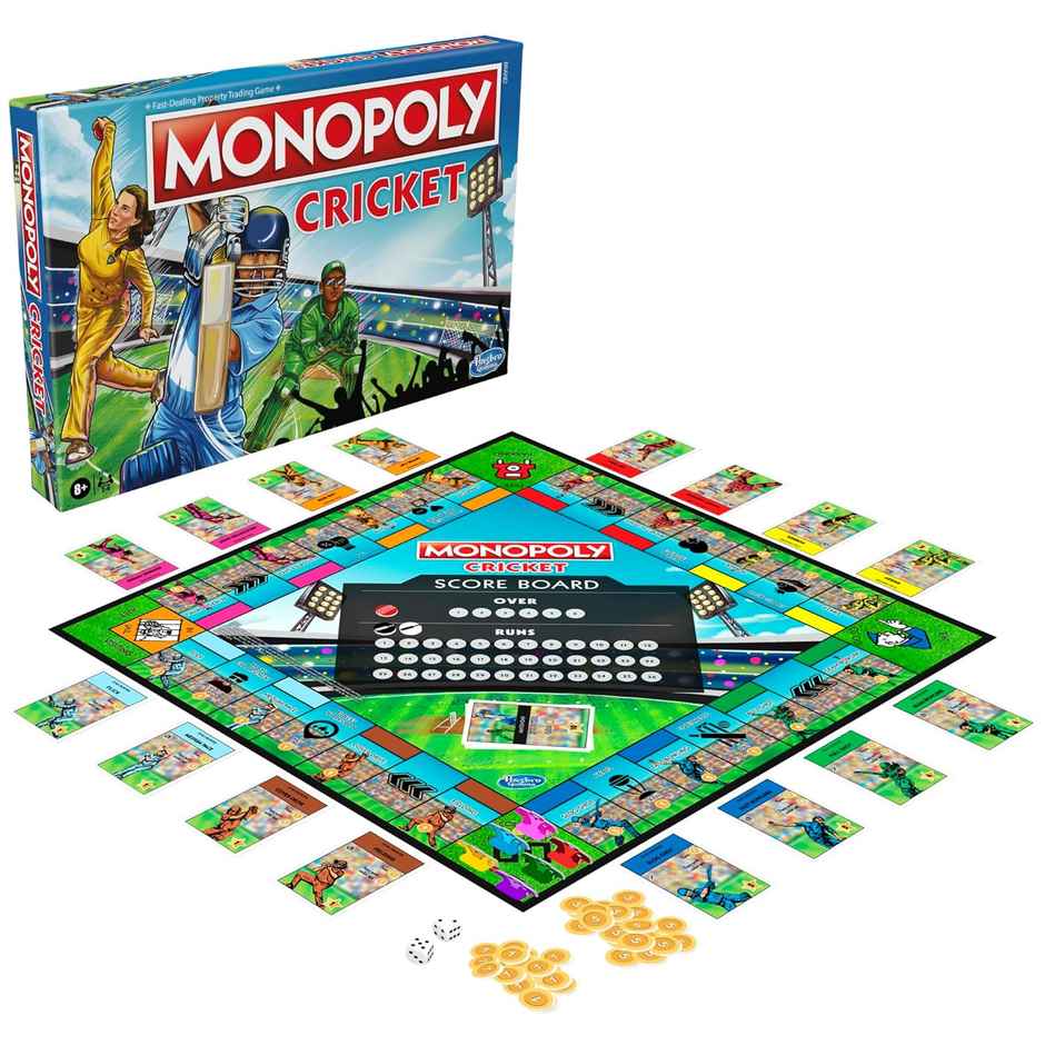 Hasbro Monopoly Cricket Board Game | 8+ Years | 2 - 6 Players