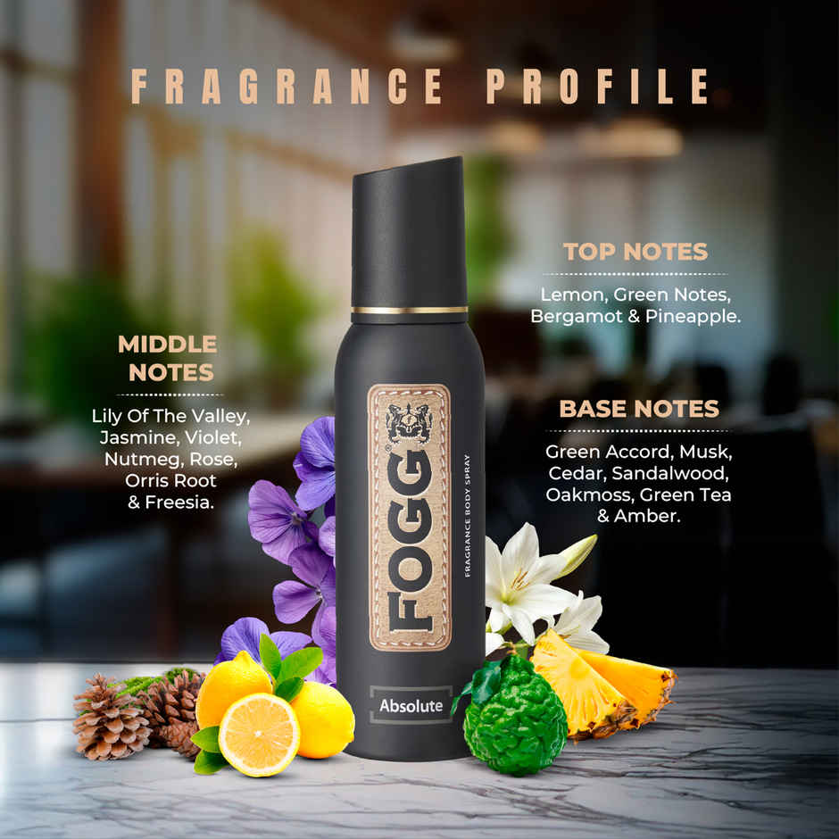Fogg Fantastic Absolute No Gas Long Lasting Perfume Deodorant Spray for Men and Women