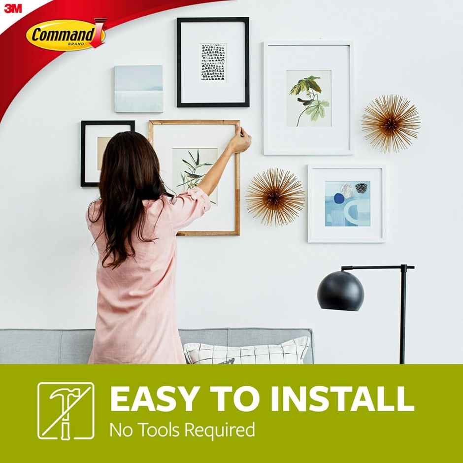 Command Picture Hanging Hooks | Silver