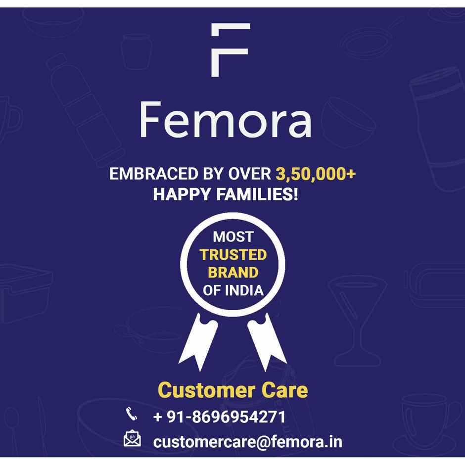 Femora Handcrafted Royal Blue Coffee Mug Gift Set 1 Pc 320 ml - Royal Blue