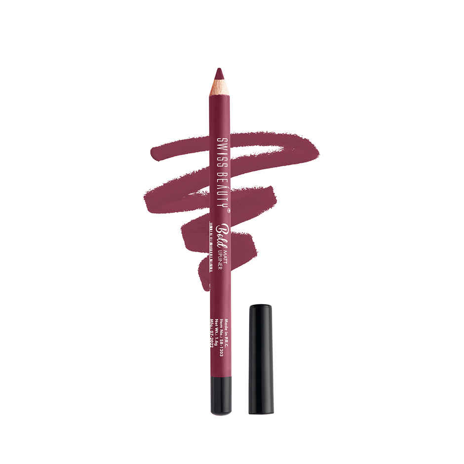 Swiss Beauty Bold Matt Lip Liner - 11 Purple
