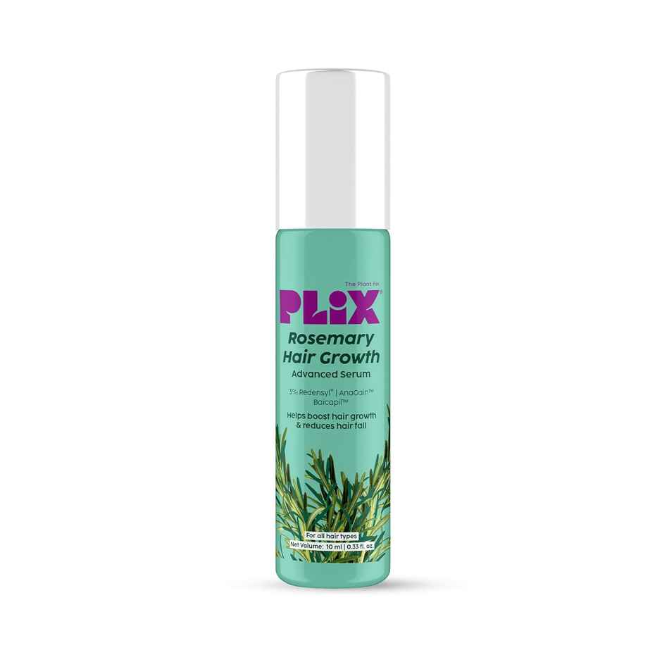Plix The Plant Fix Rosemary Hair Growth Advanced Serum Roll-On | Prevents Hair Fall Combo