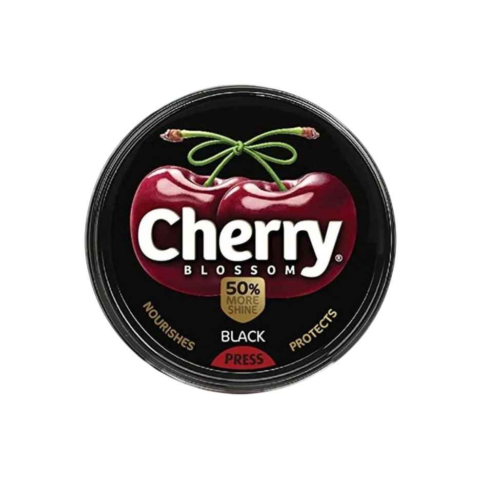 Cherry Blossom Black Wax Shoe Polish Leather Shoe Shiner