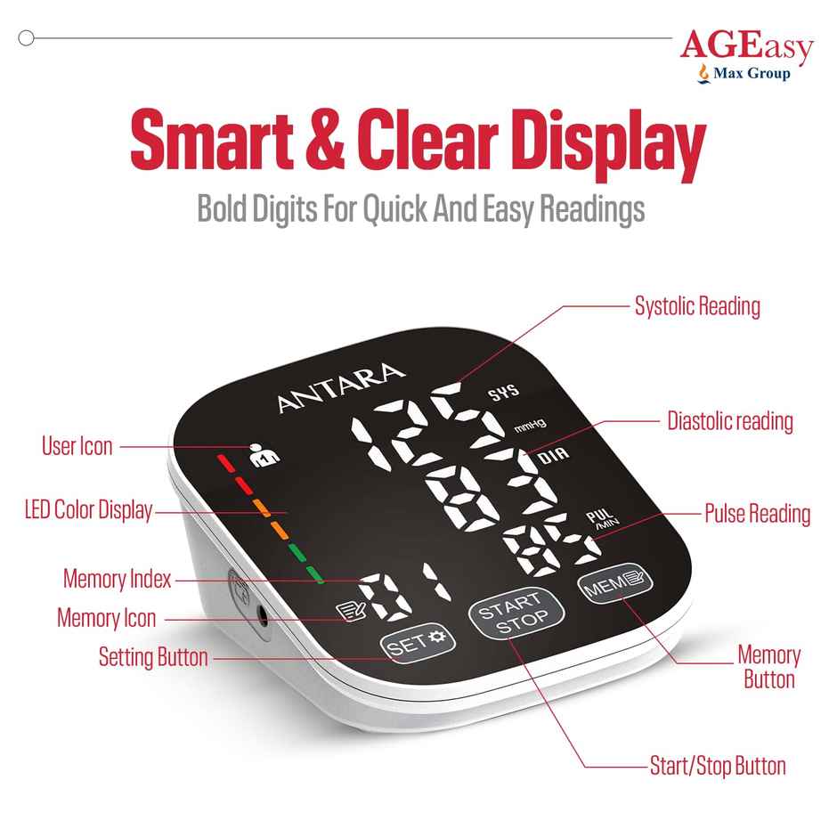 AGEasy Fully Automatic One Touch Digital Blood Pressure Monitor