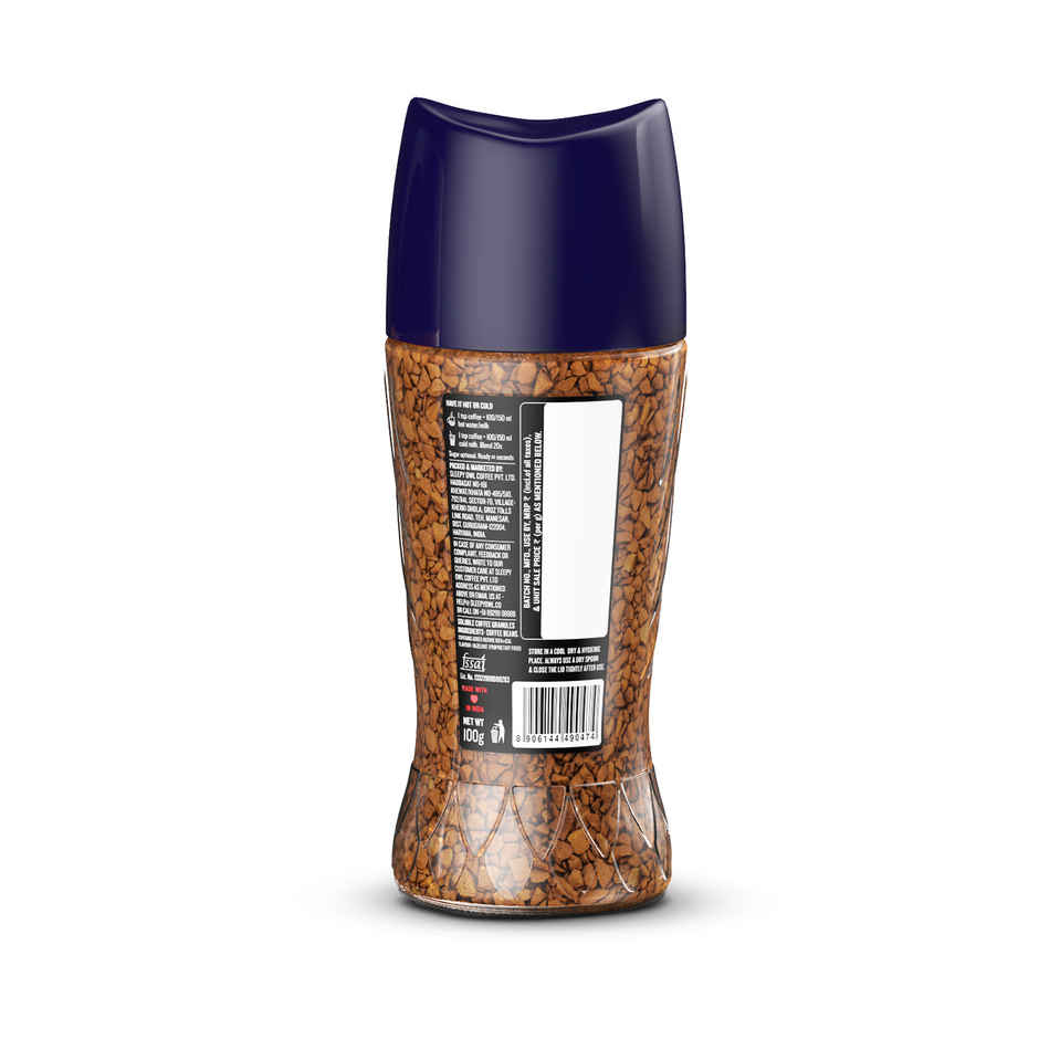 Sleepy Owl Pure Arabica Hazelnut Medium Roast Instant Coffee